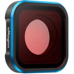 INF Filtre de plongée sous-marine compatible avec GoPro Hero 13/12/11/11 Mini/10/9 - Lentille noire en métal et acrylique