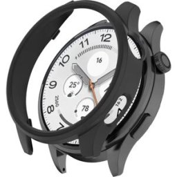 INF Coque demi‑monture PC creuse à strass compatible avec Xiaomi Watch5 - Protection fine et style multi-couleurs Le noir