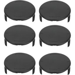 INF Couvercle de bobine pour coupe-bordures compatible avec Parkside - Lot de 6 bouchons de remplacement en ABS pour PRT 550 et