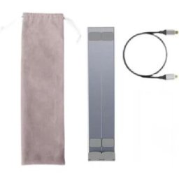 INF Station d'accueil pour ordinateur portable 7-en-1 avec hub USB - Aluminium, réglable, compatible avec les ordinateurs