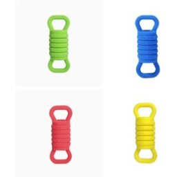 INF Outils de soulagement du stress pour doigts en silicone (lot de 4) - Fidget élastique doux, portable 10cm x 3.6cm