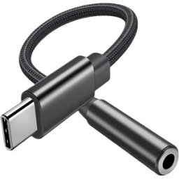INF Adaptateur Audio USB-C vers Jack 3.5mm - Connectez vos Écouteurs Facilement