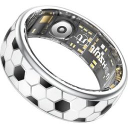 INF Bague intelligente multifonction - écran tactile, SpO2 et suivi de la fréquence cardiaque, IP68+5AMT étanche, boîtier de 11