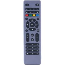 INF Housse de protection en silicone compatible avec la télécommande universelle CANAL+ Gris