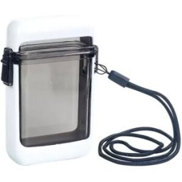 INF Étui à Cigarettes Épaissi, Étanche, Transparent et Portable avec Lanière - Gardez Vos Cigarettes au Sec et en Sécurité Blanc