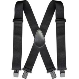 INF Bretelles Élastiques 5cm en X avec Quatre Clips - Vêtements de Travail Robuste