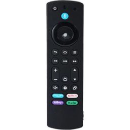 INF Housse de protection en silicone compatible avec la télécommande Toshiba 4ème génération Amazon Fire TV Le noir
