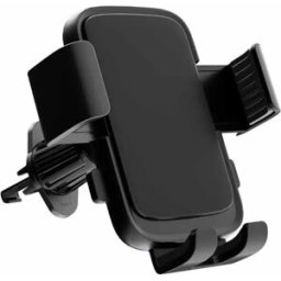 INF Support Téléphone Voiture Universel Noir pour Grille d'Aération avec Fixation Sécurisée compatible avec APPLE, Samsung et