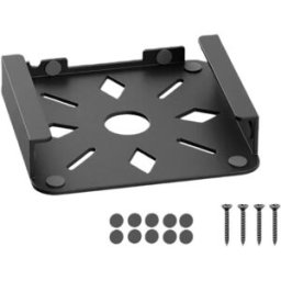 INF Support Mural Mac Mini - Grande Taille, Acier au Carbone, Support Gain de Place compatible avec APPLE Mac Mini