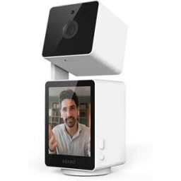 INF Caméra IP 4MP avec écran 3.2", appel vidéo bidirectionnel, suivi de mouvement et détection des pleurs de bébé