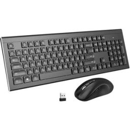 INF Ensemble Clavier et Souris Sans Fil 2.4G - Conception Ergonomique Alimentée par Batterie