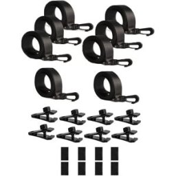 INF Kit de fixation de bobine de couverture solaire de piscine avec sangles Paquet de 8