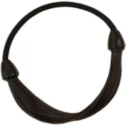 INF Lot de 2 chouchous à cheveux tendance et très élastiques pour queue de cheval Le noir