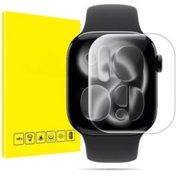 INF Lot de 5 protections d'écran hydrogel compatibles avec Apple Watch SE 3 40mm