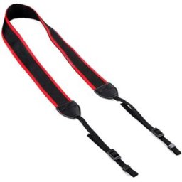 INF Bandoulière brodée pour appareil photo - Rouge, compatible avec Canon 60D 70D 7DII 5D2 6D 5D3