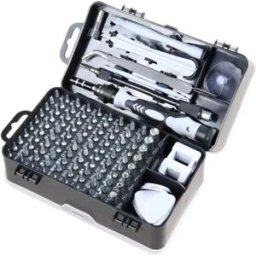 INF Coffret tournevis de précision 115-en-1 - Kit de réparation électronique magnétique multi-embouts avec arbre flexible et