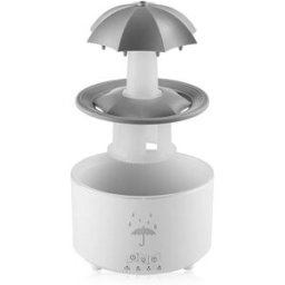 INF Diffuseur d'arômes à goutte d'eau rotative - Humidificateur ultrasonique avec diffuseur d'huiles essentielles et lumière Blanc