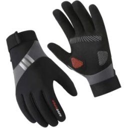 INF Gants Thermiques Tactiles Coupe-Vent Antidérapants en Polaire pour Vélo et Activités Extérieures Gris