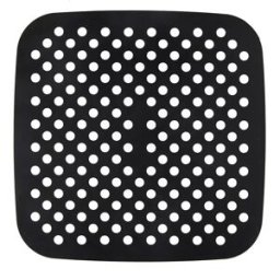 INF Insert silicone pour friteuse à air carré 19x19 cm Noir