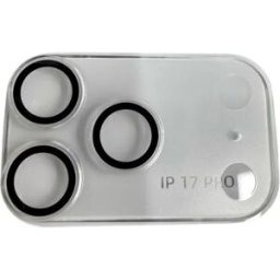 INF Protecteur d'objectif mat transparent en une seule pièce compatible avec iPhone 17 Pro Max - Verre trempé, résistant aux