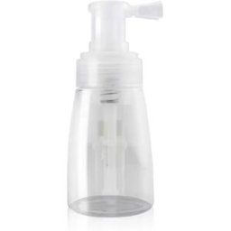 INF Bouteille pulvérisatrice de poudre sèche portable - Distributeur transparent PP+PC pour salon et maquillage