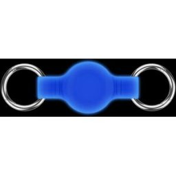 INF Étui de protection en silicone pour traqueur d'animaux Apple AirTag Bleu Lumineux