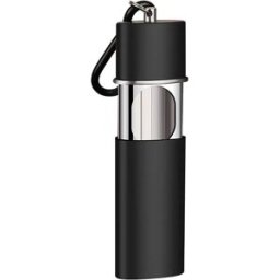 INF Cendrier créatif à tiroir portable avec porte-clés pour l'extérieur Le noir