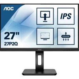 AOC 27P2Q Moniteur LCD 68.6 cm (27 pouces) CEE E (A - G);1920 x 1080 pixelsFull HD4 msprise casque, Audio-Line-inIPS LED
