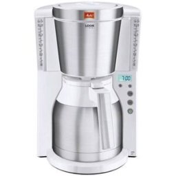 Melitta Cafetiere Look Iv Therm Timer 1011-15 Blanc/acier Brosse