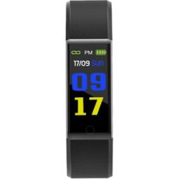 Celly Trainerthermobk Smartwatche Et Montre De Sport 2,44 Cm (0.96") Lcd Numérique Noir