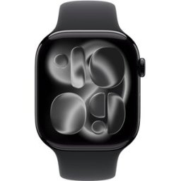 Watch Series 11 GPS 46 mm boîtier noir / bracelet sport noir (MEUX4ZR/A) APPLE