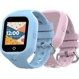 Celly Kidswatch4g Smartwatche Et Montre De Sport 3,56 Cm (1.4") Numérique Écran Tactile 4g Noir Gps (satellite)