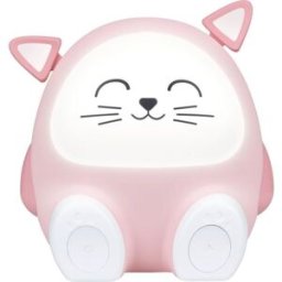 BIGBEN INTERACTIVE Enceinte Lumineuse & Veilleuse Bigben Chat Bluetooth 5.0, 15w, Veilleuse Réglable, Minuterie, Batterie Usb-c
