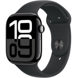 Apple Watch Series 10 Oled 46 Mm Numérique 416 X 496 Pixels Écran Tactile 4g Noir Wifi Gps (satellite)