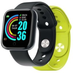 Nilox Nxswtrailbandyl Smartwatche Et Montre De Sport 3,66 Cm (1.44") Numérique 240 X 240 Pixels Écran Tactile Noir