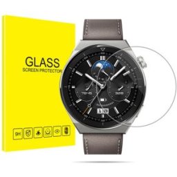 INF Lot De 2 Films De Protection D'écran En Verre Trempé Pour Montre Connectée Montre Huawei Gt3 Pro 46 Mm