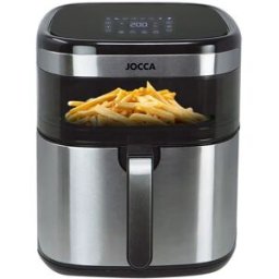 JOCCA Friteuse A Air Chaud - 2385 - 10l - Avec Hublot - 30,5x43,5x36,4 Cm