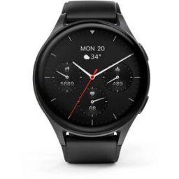 Hama Smartwatch 8900 3,63 Cm (1.43") Amoled 45 Mm Numérique 466 X 466 Pixels Écran Tactile Noir Gps (satellite)