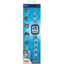 LEXIBOOK Montre Avec Écran Couleurs Sonic Avec Camera Et Carte Mémoire De 8 Go
