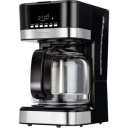Cafetière À Filtre Machine À Café Électrique Programmable 15 Tasses 1,8 Litre Mpm Mkw-05 Noir/argent 950w