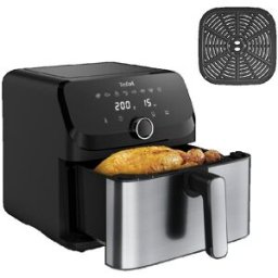 Friteuse À Air Tefal Easy Fry Mega 7,5 L Noir Acier Inoxydable
