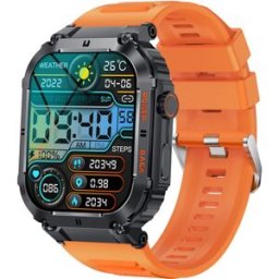 Denver Swc-191o Smartwatche Et Montre De Sport 4,98 Cm (1.96") Ips 45 Mm Numérique 320 X 386 Pixels Écran Tactile Noir