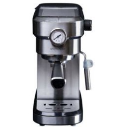 MELISSA Machine À Expresso Gastronoma Comptoir Black, Silver Ground Coffee 2 Tasses