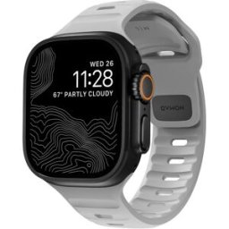 Bracelet De Sport Nomad Apple Watch 46mm Gris