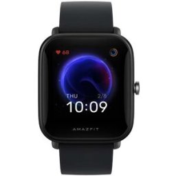 Amazfit Bip U Pro 3,63 Cm (1.43") Ips 40 Mm Numérique 302 X 320 Pixels Écran Tactile Noir Gps (satellite)
