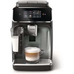 Philips Machine A Café Expresso Broyeur - Ep2339/40 - Série 2300 - Lattego - 4 Recettes - Broyeur Céramique - Noir Panthere