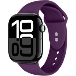 GÉNÉRIQUE Bracelet Pour Apple Watch 38 / 40 / 41 / 42mm En Silicone Liquide Souple Violet Crong