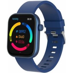 Denver Swc-185bu Smartwatche Et Montre De Sport 4,7 Cm (1.85") Amoled Numérique 390 X 450 Pixels Écran Tactile Bleu