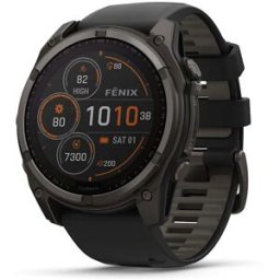 Garmin Fenix 8 3,56 Cm (1.4") 51 Mm Numérique 280 X 280 Pixels Écran Tactile Titane Wifi Gps (satellite)