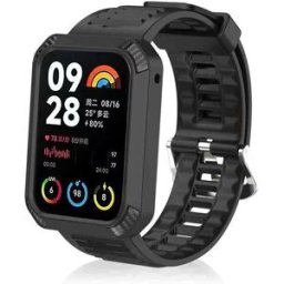 INF Bracelet De Montre En Tpu Avec Cadre De Protection Pour Xiaomi Band 8 Pro Black